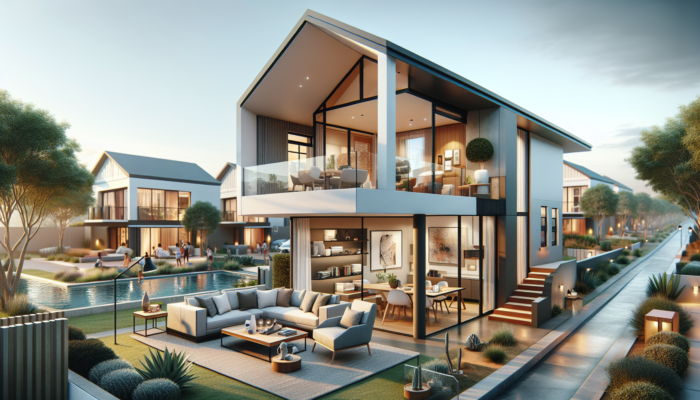 A modern mid-level house in Colesberg, featuring 3-4 bedrooms, contemporary bathrooms, and open-plan living areas in a welcoming neighbourhood.